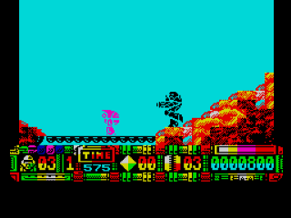 Turrican II: The Final Fight screenshot 3 for ZX Spectrum